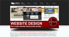 Desktop Screenshot of bjornproductions.com